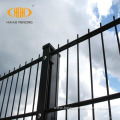 Germany 8/6/8 double rod wire mesh fence panel